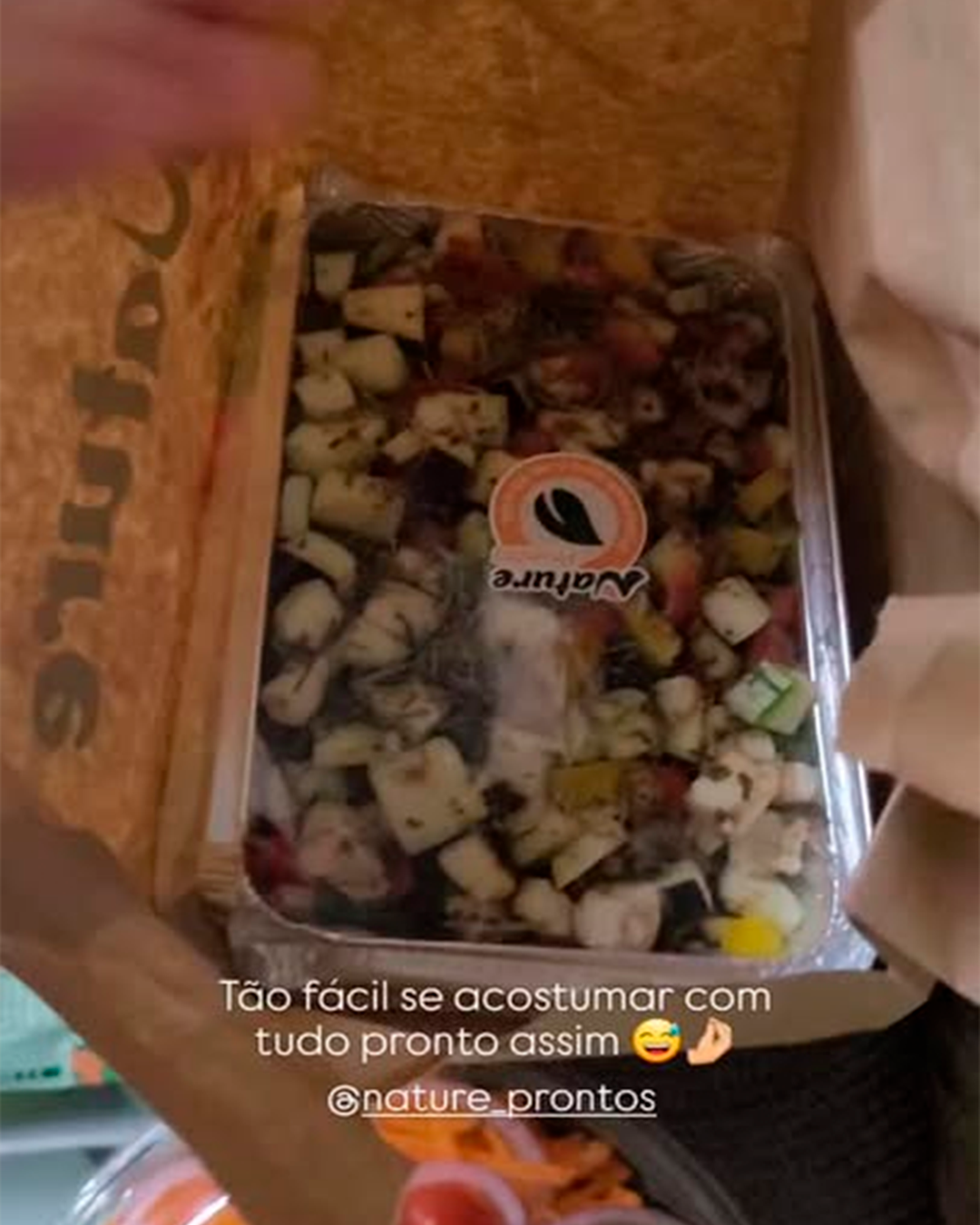 Salada pronta Nature Prontos: tao facil se acostumar com tudo pronto