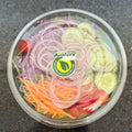 Salada Pronta Bowl 1 (Cebola Roxa e Manga) 200g | Cód 606