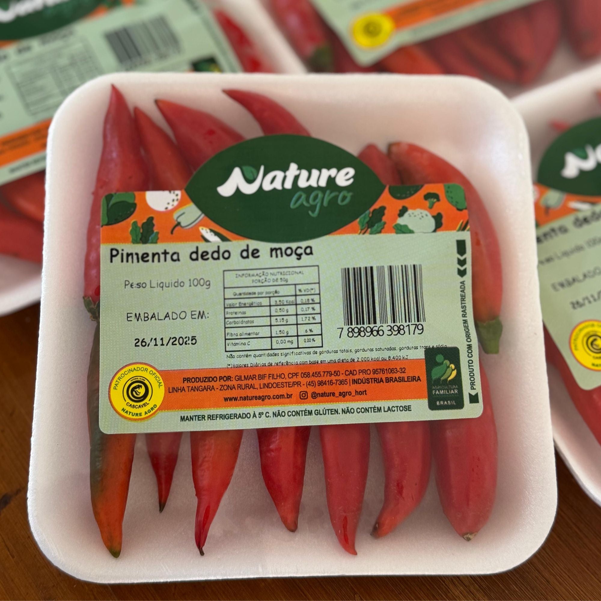 Pimenta Dedo de Moça bdj 100g | Cód 16