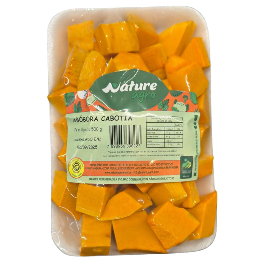Abóbora Cabotiá Cubo 500g | Cód 308