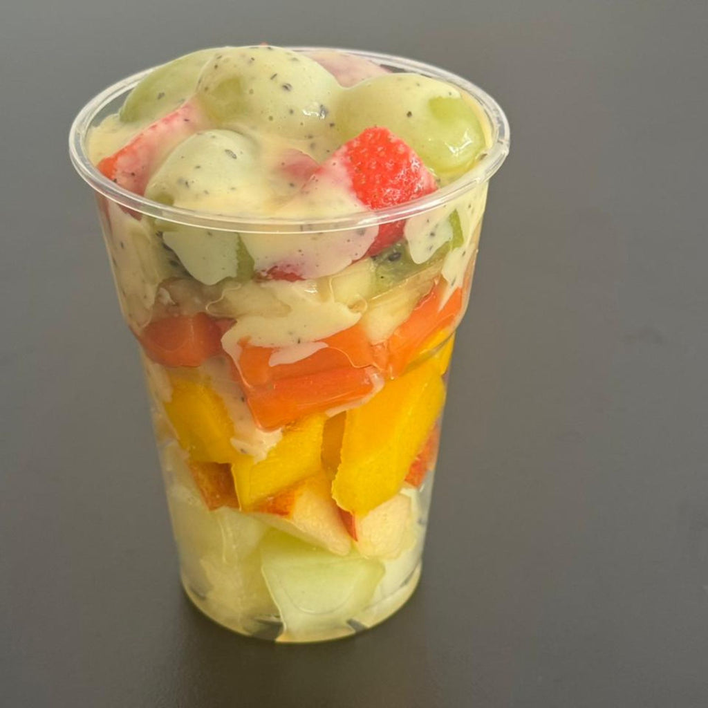 Salada de Frutas com Creme de Maracujá 180g | Cód 808